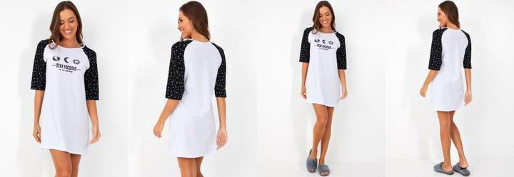 Camisola Estrelas em Malha de Algod�o