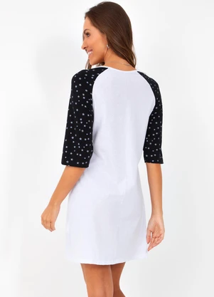 Alma Dolce - Camisola Estrelas em Malha de Algodão - ALMA DOLCE
