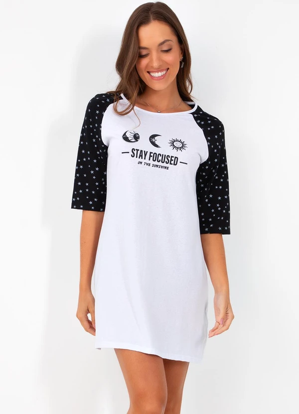 Alma Dolce - Camisola Estrelas em Malha de Algodão