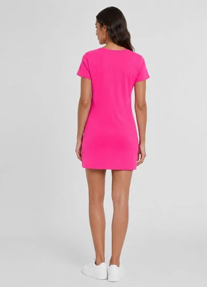 Select - Camisola Feminina Lisa Decote Redondo Rosa - SELECT