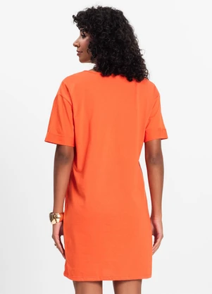 Select - Camisola Manga Curta Feminina Laranja - SELECT