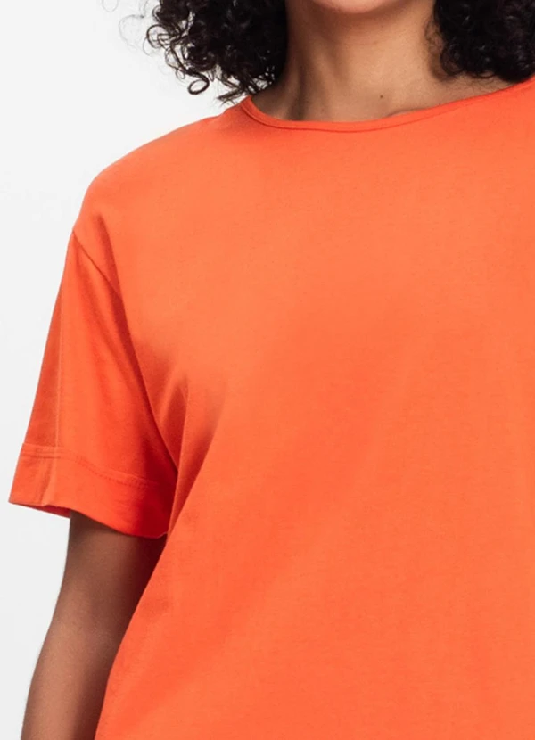 Select - Camisola Feminina Lisa Laranja 4