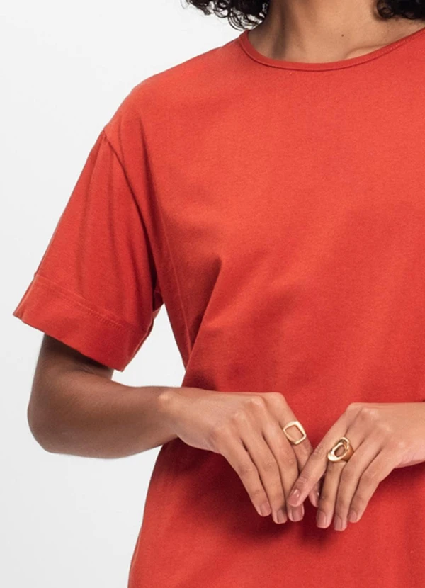 Select - Camisola Feminina Lisa Laranja 4