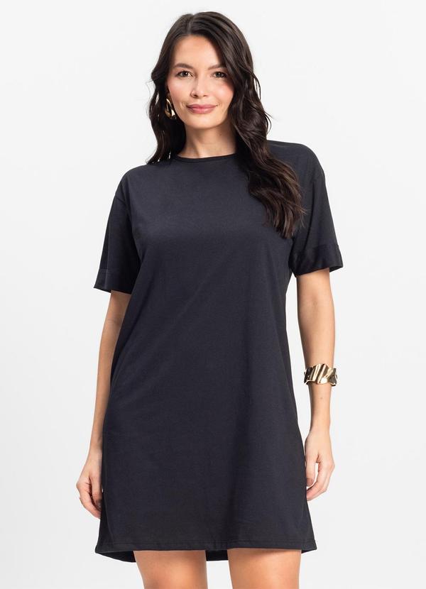 Select - Camisola Manga Curta Feminina Preto