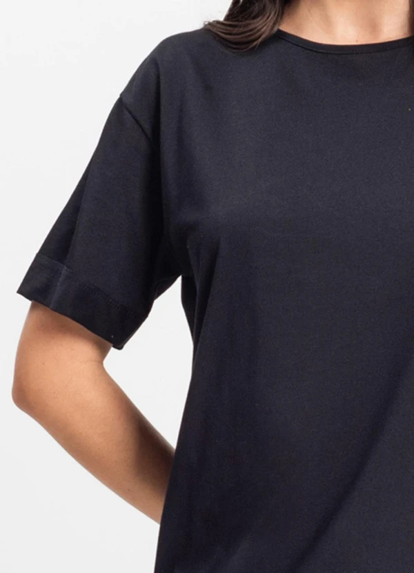 Select - Camisola Feminina Lisa Preto 4