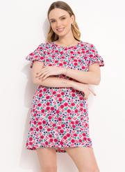 Camisola Floral L�dico em Malha
