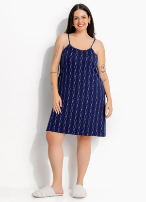 Marguerite - Camisola Floral Marinho em Malha Suede - MARGUERITE