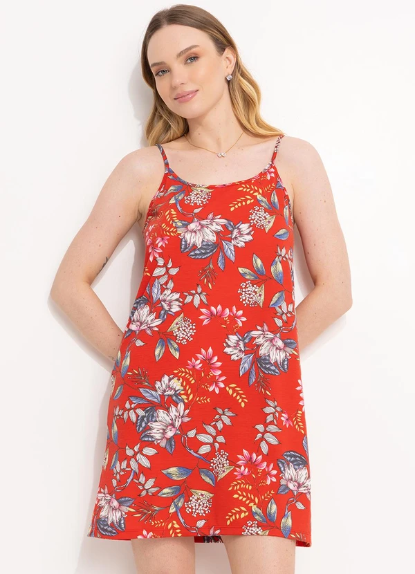 Alma Dolce - Camisola Floral Vibrante em Poliviscose