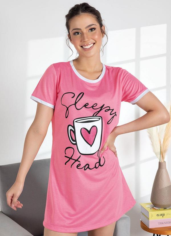 Luma Homewear - Camisola Love Coffee em Malha de Poliéster