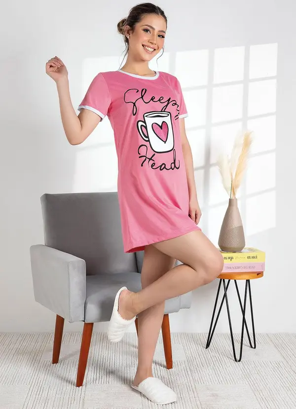Luma Homewear - Camisola Love Coffee em Malha de Poliéster 3