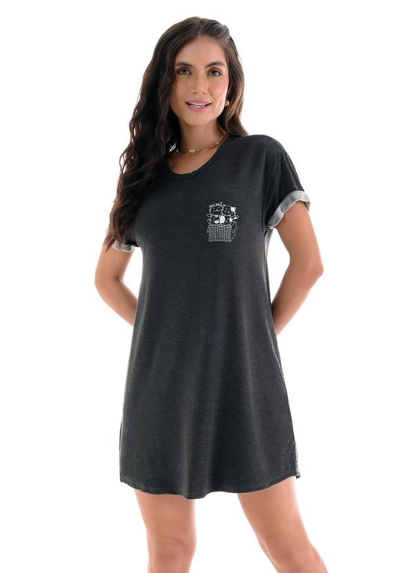 Zee Rucci - Camisola Manga Curta Dobrada Preto