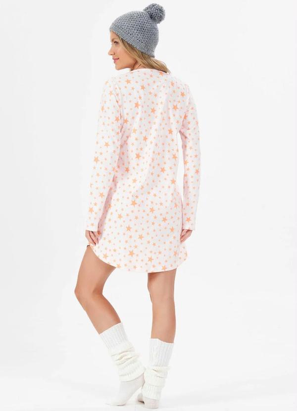 Espaço Pijama - Camisola Manga LongaRosa 4