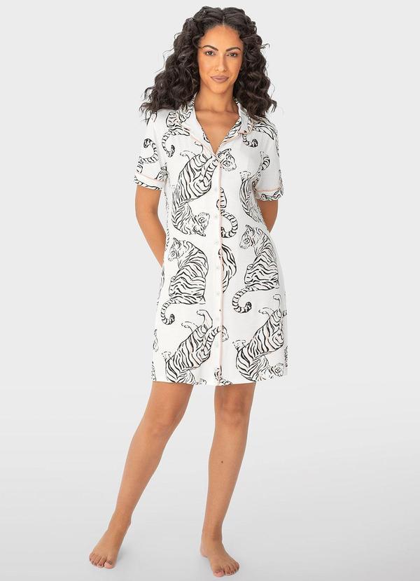 Malwee - Camisola Off White Camisão Tigres