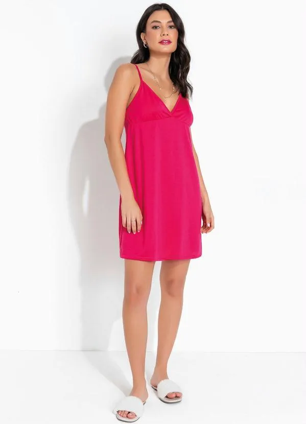 Alma Dolce - Camisola Pink de Alças e Decote Transpassado 3