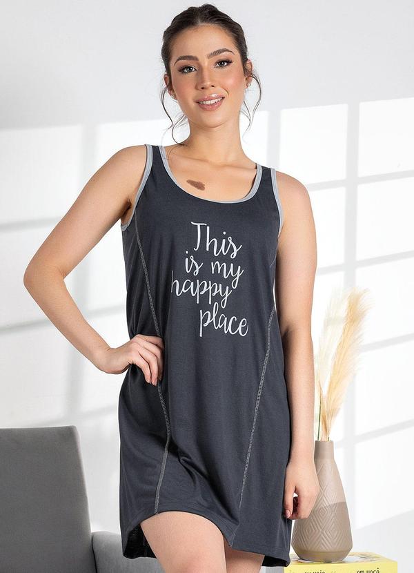 Luma Homewear - Camisola Place Happy em Malha de Poliéster