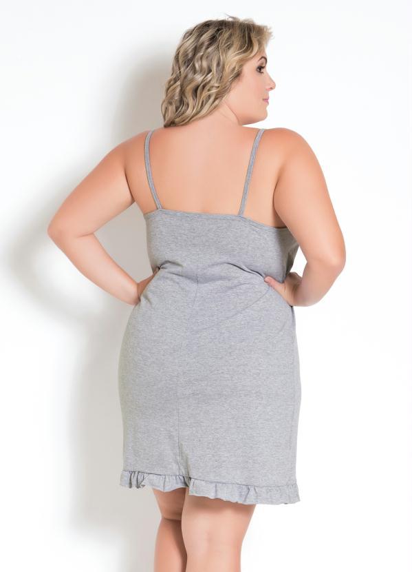 Alma Dolce - Camisola Plus Size Mescla com Babado 4