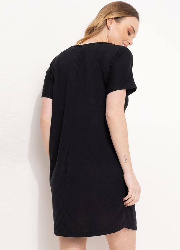 Alma Dolce - Camisola Preta de Mangas Curtas 2