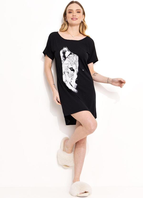 Alma Dolce - Camisola Preta de Mangas Curtas 4