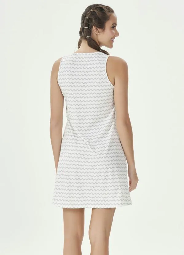 Espaço Pijama - Camisola Regata Bege 2