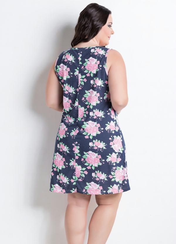 Alma Dolce - Camisola Regata Floral Plus Size 2