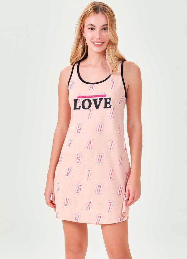 Espaço Pijama - Camisola Regata Nude