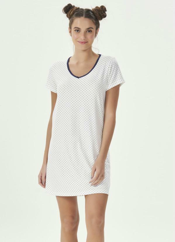 Espaço Pijama - Camisola Regata Poa