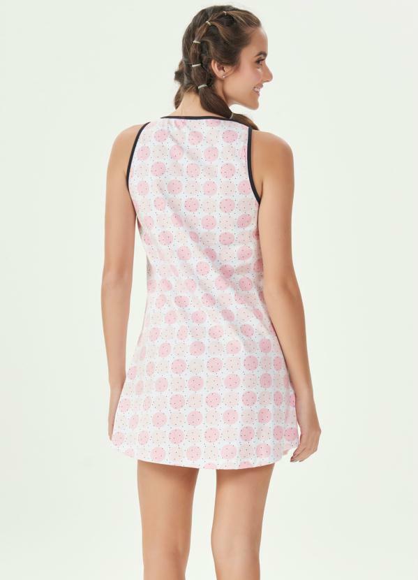 Espaço Pijama - Camisola Regata Rosa 2