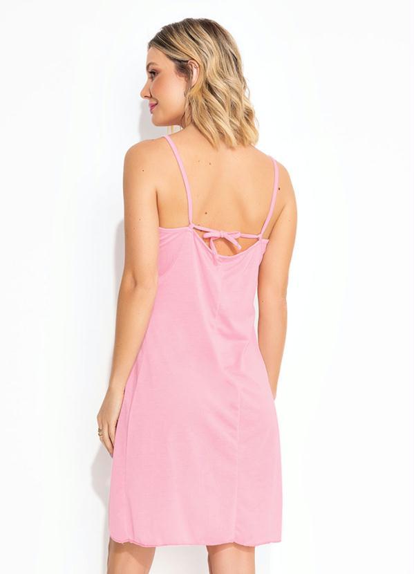 Alma Dolce - Camisola Rosa com Alças de Amarrar Costas 2