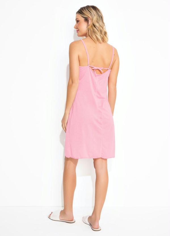 Alma Dolce - Camisola Rosa com Alças de Amarrar Costas 5