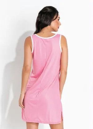 Alma Dolce - Camisola Rosa com Fendas nas Laterais - ALMA DOLCE