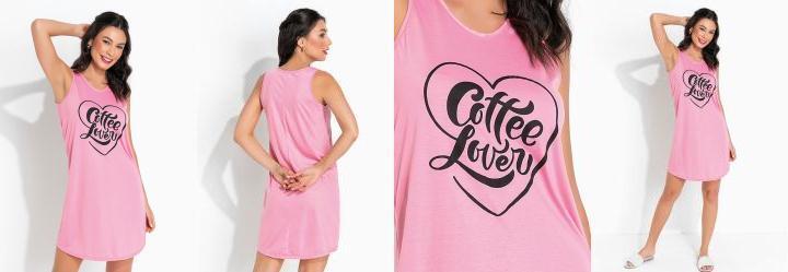 Camisola Rosa Estampada