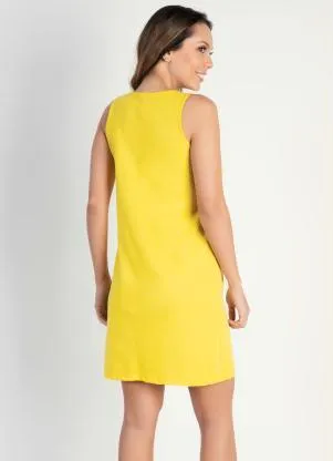 Alma Dolce - Camisola sem Mangas Amarelo - ALMA DOLCE