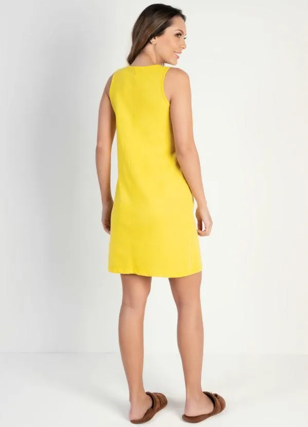 Alma Dolce - Camisola sem Mangas Amarelo 4