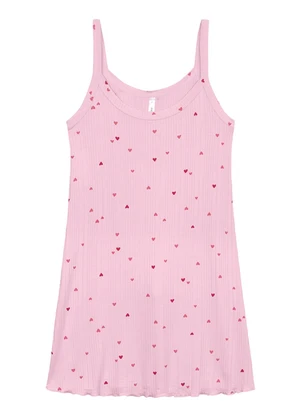 Malwee - Camisola Slim Canelada Rosa Claro - MALWEE