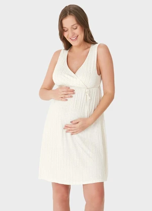 Malwee - Camisola Slim Gestante Off White - MALWEE