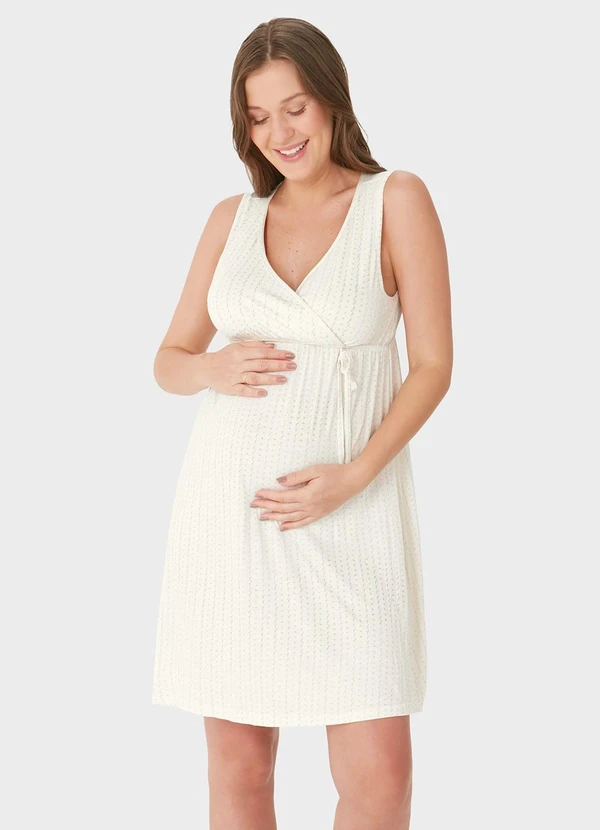 Malwee - Camisola Slim Gestante Off White