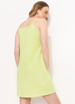 Alma Dolce - Camisola Xadrez Verde em Malha - ALMA DOLCE