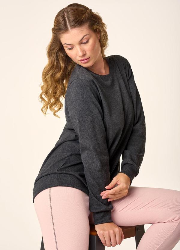 Merengue - Blusão Ribana Manga Longa com Legging Preto 3