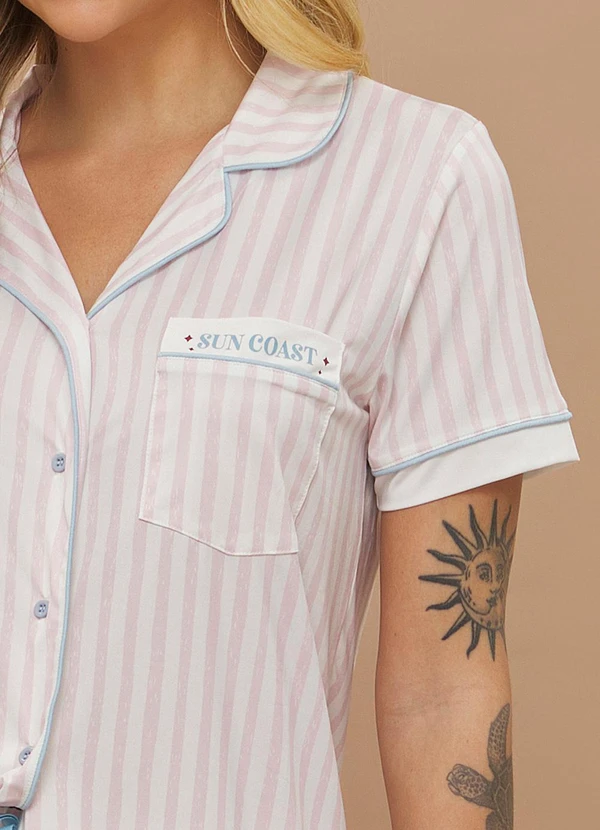 Anna Kock - Pijama Americano Manga Curta Estampado 5