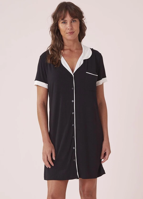 Anna Kock - Camisola Manga Curta Preto