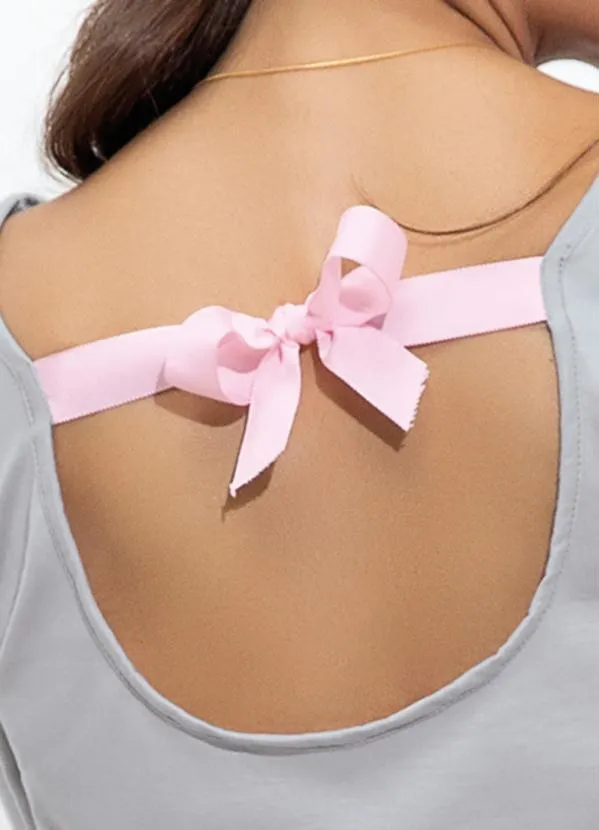 Alma Dolce - Conjunto Pijama com Detalhe nas Costas Cinza 3