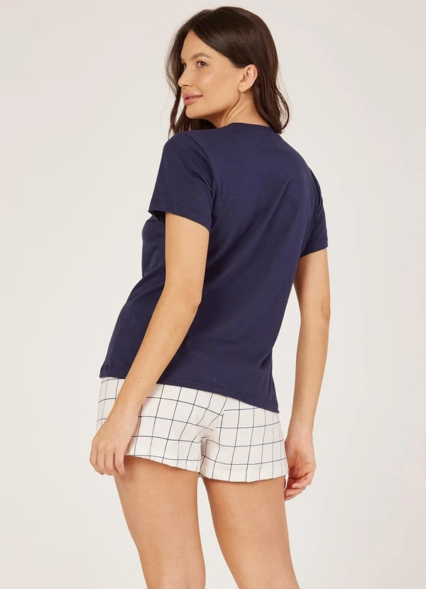 Anna Kock - Conjunto Short Doll Azul Marinho 2