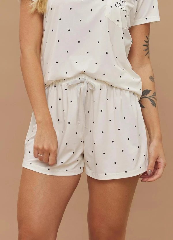 Anna Kock - Conjunto Short Doll Manga Curta Estampado 3