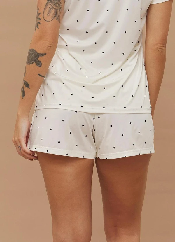 Anna Kock - Conjunto Short Doll Manga Curta Estampado 4