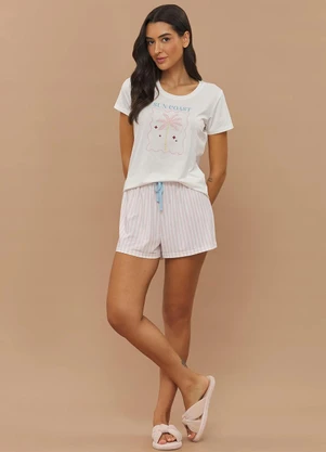 Anna Kock - Conjunto Short Doll Manga Curta Estampado - ANNA KOCK