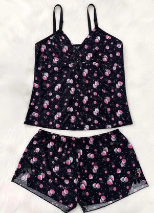 Dukali - Kit 3 Short Doll de Liganete Multicores - DUKALI