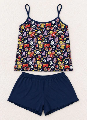 Dukali - Kit 3 Short Doll Femmini Regata Suede Multicores - DUKALI