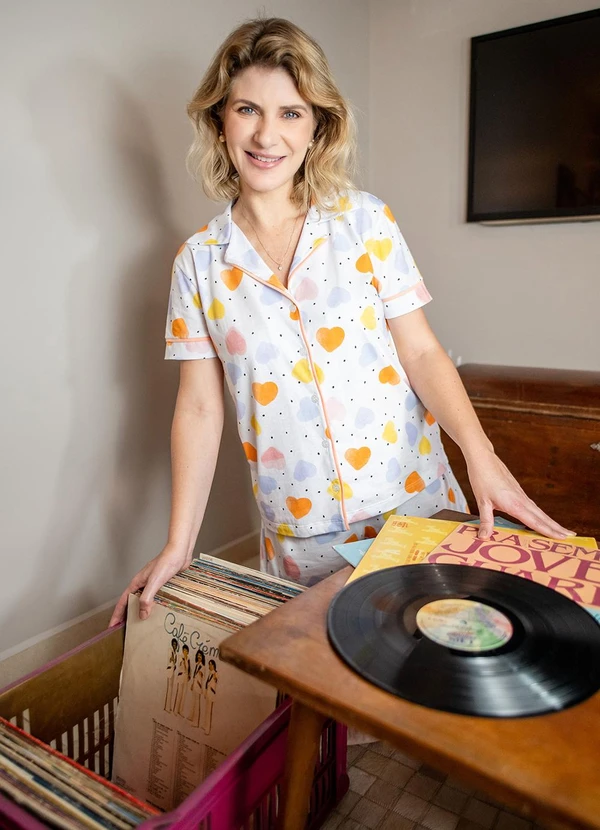 Piante Pijamas - Pijama Americano Corações Coloridos Branco 9