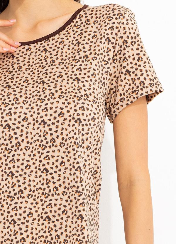 Alma Dolce - Pijama Coração Animal Print em Malha Fria 6