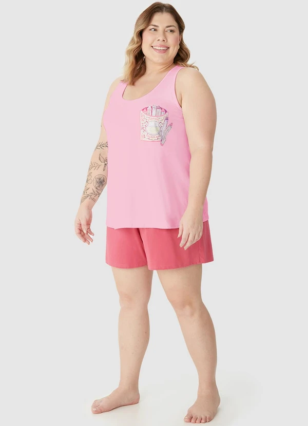 Malwee - Pijama Crayons Dreamland Rosa 3